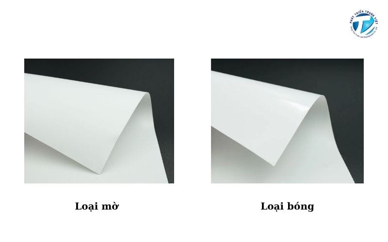 Bạt xuyên sáng không gân loại 440g (mờ) và loại 510g (bóng)